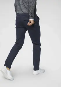Брюки-чиносы Jack & Jones "JPSTOLLIE JJDAVE CHINO", синий