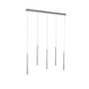 Подвесной светильник BRUNO LED-панель 1 шт. Теплый белый LED Just Light, Aluminiumfarben