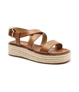 Кожаные сандалии Линн Michael Kors, коричневый