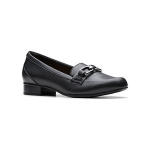 Женские кожаные лоферы Juliet echo Clarks, Black Leather