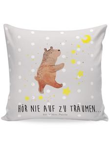 Подушка Mr. & Mrs. Panda, серый пастельный