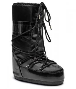 Зимние ботинки женские Moon Boot Icon look утепленные, черный