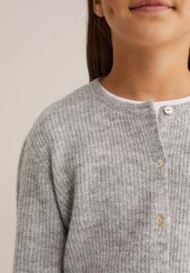 Кардиган WE Fashion Cardigan, Blended Light Grey/Light Grey