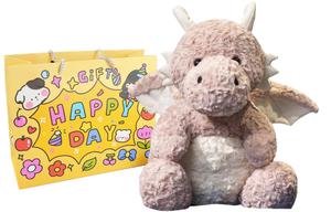 Удобный плюшевый дракон Flying Dragon, успокаивающая кукла для правильной осанки, размер 56 см в высоту, 21 см в длину Mise