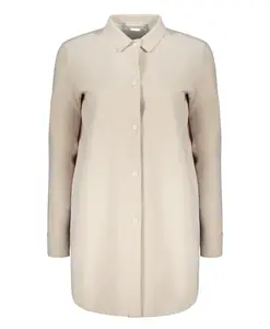 Стильная тканевая куртка с карманами. Moorer, бежевый