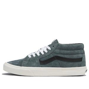 Кроссовки sk8-mid pig suede 2-tone 'green' Vans, серый