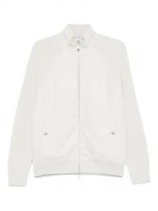 Бомбер с панельной отделкой Eleventy, белый