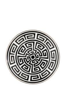 Тарелка «Empire Labyrinth» ⌀ 22 см GINORI 1735, белый/черный