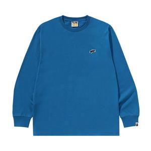 Футболка BAPE Sta One Point Long-Sleeve Tee, Blue