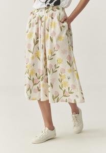 Юбка А-силуэта TEKLA TATUUM, кремовый