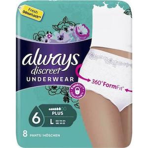 Брюки Discreet Plus Large 8 предметов Always