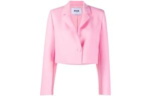 MSGM Женский пиджак для делового костюма розовый, Pink