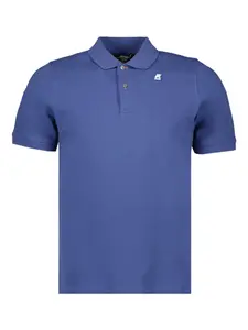 Рубашка поло с нашивкой-логотипом K-Way, синий