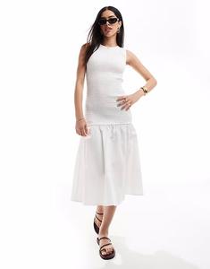 Esmée - Эксклюзивное белое платье макси с оборками