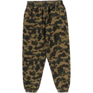 A BATHING APE Камуфляжные принтованные спортивные штаны