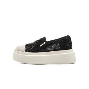 Женские скейтерские кроссовки Low top с устойчивостью к истиранию DAPHNE, черный