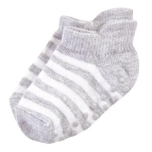 Носки Touched by Nature для малышей и малышей из органического хлопка с противоскользящим захватом для защиты от падения, сине-черные Touched by Nature