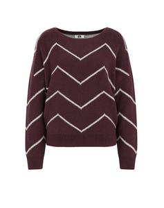 Свитер WE Fashion, баклажановый