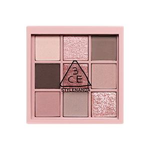 Тени для век с девятью оттенками, легко растушевываются, создают естественный контур 3CE