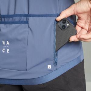 Мужская футболка Decathlon для езды на горном велосипеде с короткими рукавами L, синий