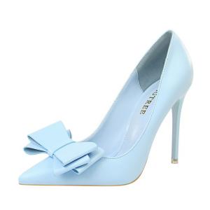 GOSO Белые женские туфли на тонком каблуке 8 см, цвет White