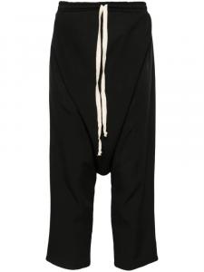 Alchemy брюки с кулиской и низким шаговым швом, черный