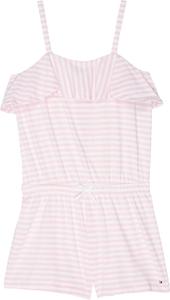 Трикотажный комбинезон Tommy Hilfiger для девочек без рукавов с оборками и присборенной талией, Rose Ruffle Flounce