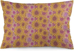 MaSiledy Декоративные чехлы для поясничных подушек с принтом подсолнух Pattern-1