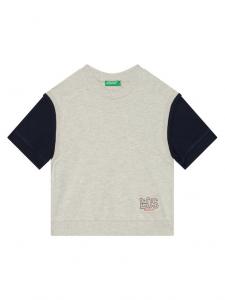 Свитер обычного кроя 3BC1G10IN United Colors Of Benetton, серый