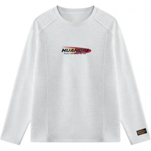 Свитшот Unisex Crew Neck Thickened Regular HUANQIU, белый heather серый