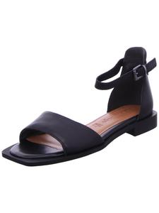 Сандалии с ремешками из ЧЕРНОЙ КОЖИ UNI Tamaris