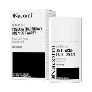 Матирующий крем для лица, 50 мл Nacomi Gentleman
