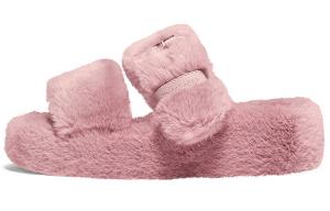 Шлепанцы женские розово-красные Skechers