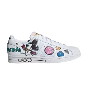 Кроссовки Adidas Kasing Lung x Disney x Superstar, белый/мультиколор