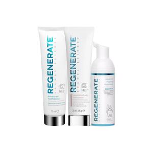 Зубная паста для восстановления эмали + ополаскиватель для рта cloud foam набор для ухода за полостью рта освежающий дыхание 75мл+50мл REGENERATE