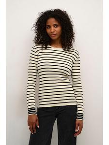 Лонгслив Jordie Kaffe, цвет creme/schwarz