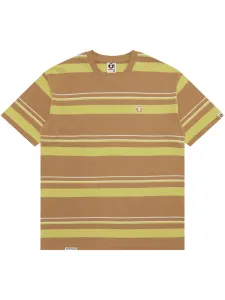 Футболка в полоску Aape By A Bathing Ape, бежевый