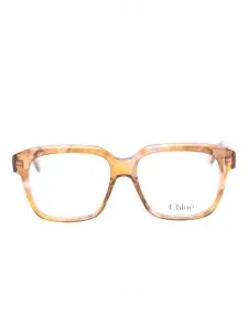 Очки в квадратной оправе Chloé, коричневый