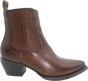 Женские ботинки Frye Sacha Chelsea - премиальная кожа, стильные ботильоны до щиколотки, комфортные для носки весь день, универсальная модная вещь, Walnut - Slipper