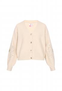 IZIA Вязаный кардиган в бежевом цвете