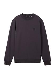 Толстовка, хлопок, вышивка, детская TOM TAILOR, цвет Coal Grey