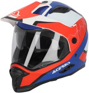 Шлем Acerbis reactive, White Matt/Blue