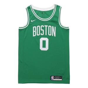 Майка Nike NBA Sports Basketball Jersey/Vest SW Fan Edition 20 Season Celtics Team Tatum 0 Green, зеленый