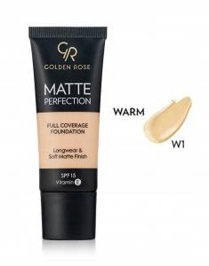 GOLDEN ROSE FOUNDATION MATTE PERFECTION W1
