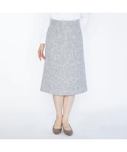 Юбка из твида с неоднородной текстурой