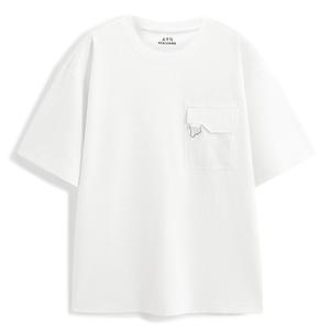 Футболка мужская повседневная, однотонная, плотная, антибактериальная PEACEBIRD MEN, экрю 1