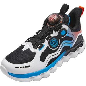 BALABALA Slip Resistant And Breathable Low top Kids' Running Shoes Black White Teenagers