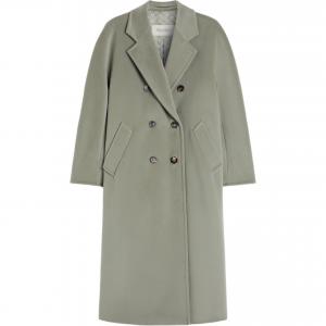 Пальто женское sage green MaxMara, светло-зеленый зеленый
