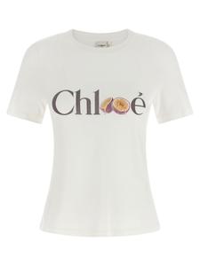 Футболка с принтом CHLOÉ, белый