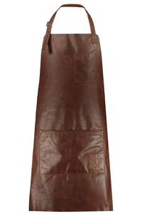 JP1880 Фартук в темно-коричневом цвете